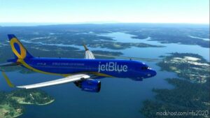 MSFS 2020 A320 Livery Mod: A32NX Jetblue A320 NEO Honors (Image #2)