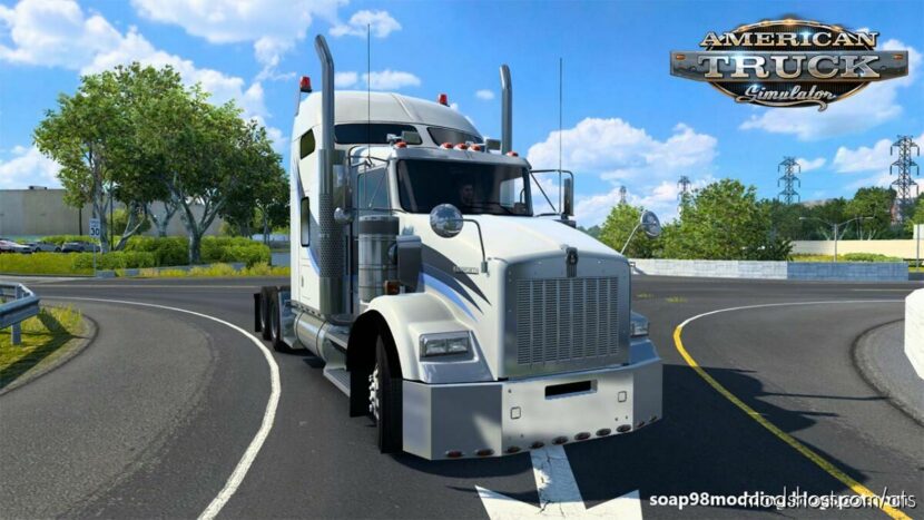 Kenworth T800 Reworked by soap98 v1.0 1.46 for American Truck Simulator