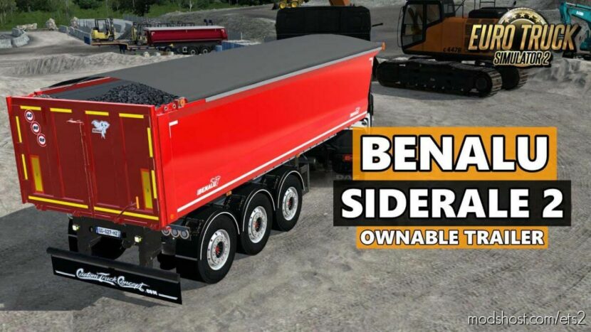 Benalu Siderale Ownable Trailer v1.46 for Euro Truck Simulator 2
