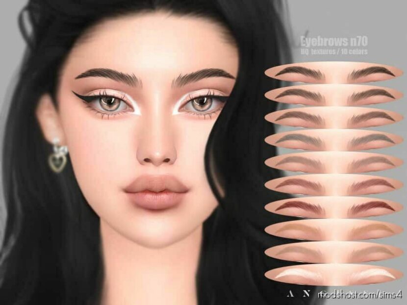 Eyebrows N70 for Sims 4