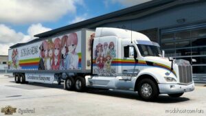 Peterbilt 579 Gotoubun NO Hanayome Anime Combo Skin for American Truck Simulator