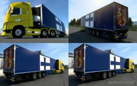 Skin SCS Trailer Krone Cool Liner Finland [1.40 – 1.46] for Euro Truck Simulator 2