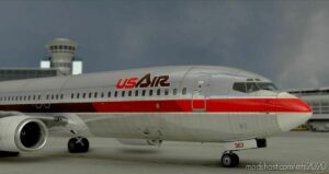 MSFS 2020 737-800 Livery Mod: Pmdg 737-800 Usair (N363AU) (Image #2)