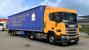 Scania R NG Jasa Export Freight Forwarding SDN BHD Combo Skin for Euro Truck Simulator 2