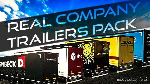 Real Company Trailers Pack v1.46 for Euro Truck Simulator 2