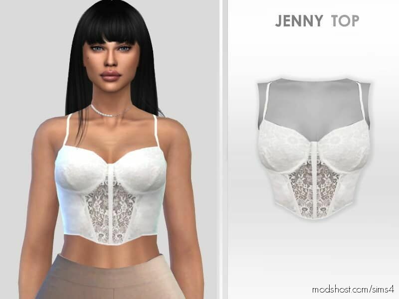 Jenny TOP for Sims 4