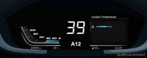 ETS2 DAF Mod: 2021 (Xg/Xg+) Dashboard V1.5 (Image #2)