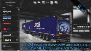 ETS2 Mod: Real Company Trailers Pack v1.1 1.46 (Image #2)