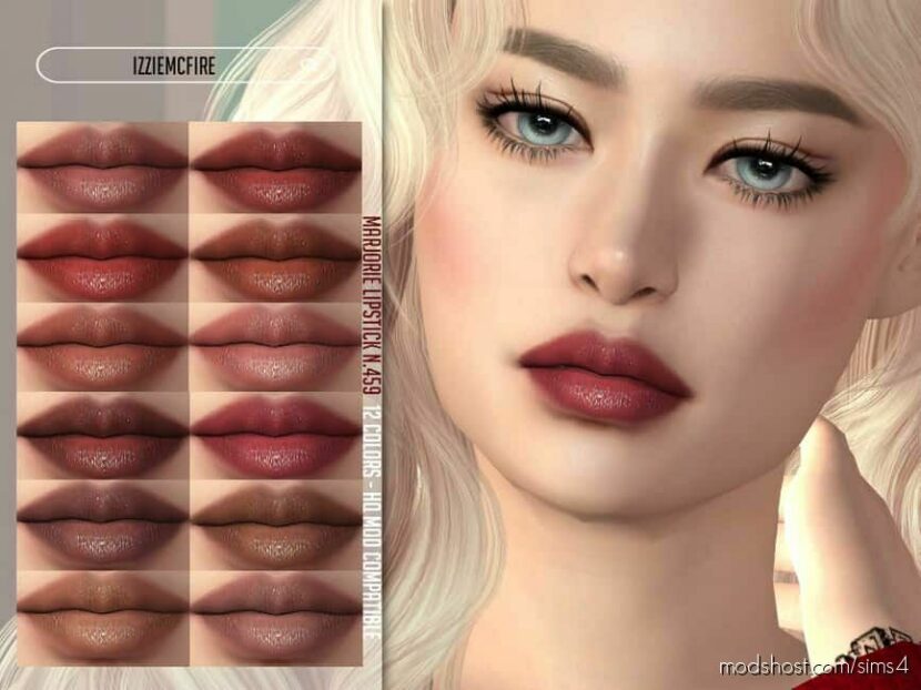 IMF Marjorie Lipstick N.459 for Sims 4