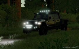 FS22 Car Mod: EDM Jeep Gladiator Rubicon V1.2 (Image #4)