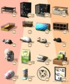 Sims 4 Set Mod: Rodents CC Pack (Image #11)