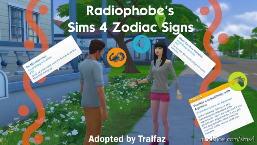 Zodiac Signs 2.3 – Adopted for Sims 4