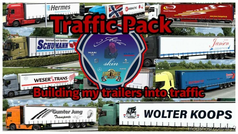 Traffic Pack by Alik v1.0 1.46 for Euro Truck Simulator 2