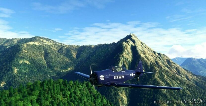 North American T-6 Harvard N43AF FFA Museum for Microsoft Flight Simulator 2020