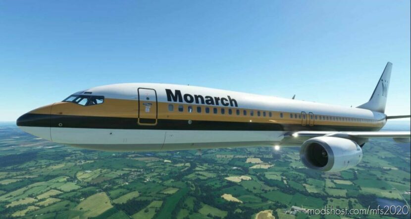 Pmdg 737-800 Monarch Airlines (G-Monv) for Microsoft Flight Simulator 2020