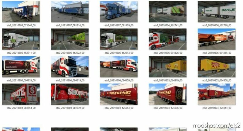 South African Company Logos Truck And Trailer Skins for Euro Truck Simulator 2