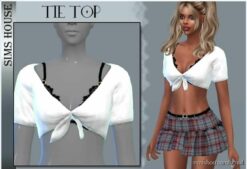 TIE TOP for Sims 4