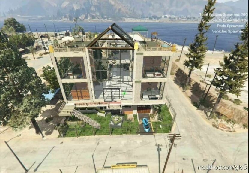 Trevor LOG House [Menyoo] for Grand Theft Auto V