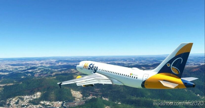 Hisky A319Ceo 8K for Microsoft Flight Simulator 2020