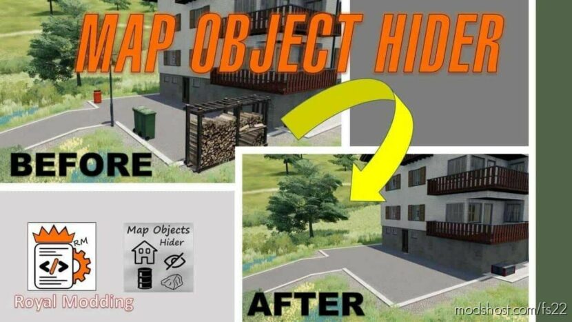 Map Objects Hider V0.3.1 for Farming Simulator 22