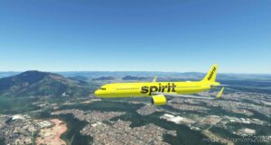 MSFS 2020 8K Livery Mod: Spirit A321Neo 8K (Image #2)