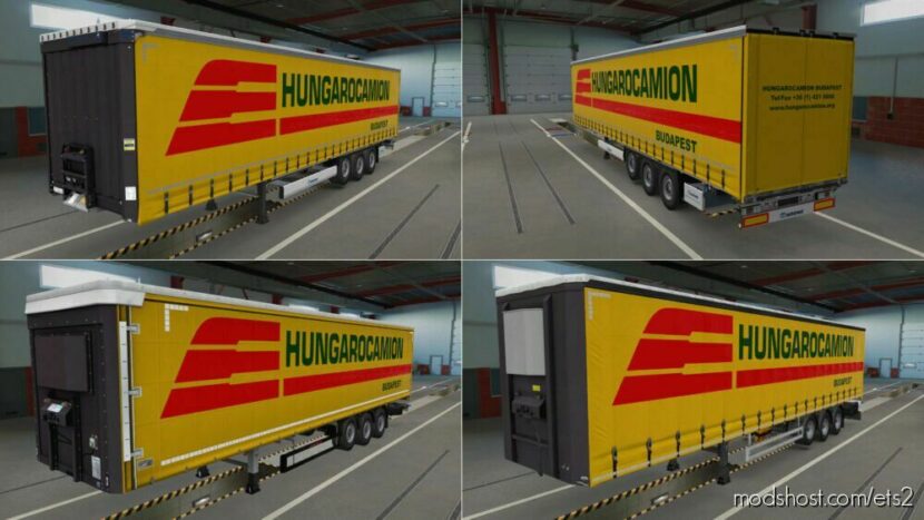 Hungarocamion Trailer Skin Pack V1.1 for Euro Truck Simulator 2