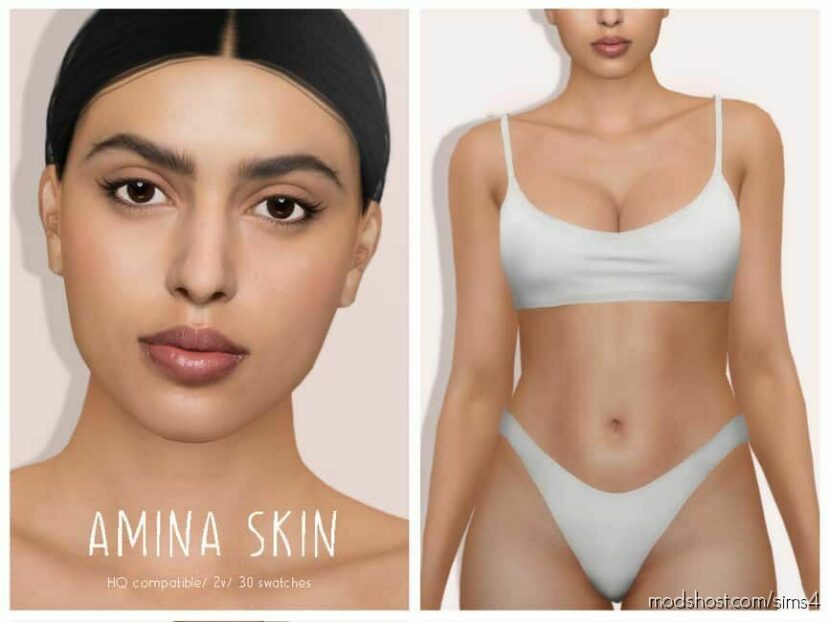 Amina Skin [Patreon] for Sims 4