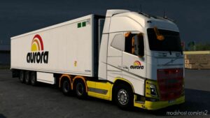 Skin Krone Cool Liner Aurora By Rodonitcho Mods [1.40-1.46] for Euro Truck Simulator 2