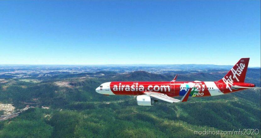 AIR Asia 321 8K A321Neo for Microsoft Flight Simulator 2020