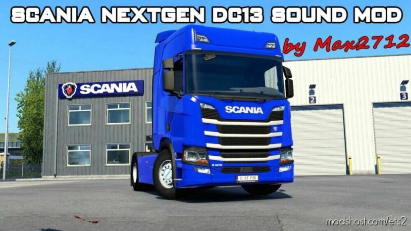 Scania Nextgen DC13 Sound Mod [1.46] for Euro Truck Simulator 2