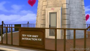 “TRY For Baby” Interactions FIXES & Woohoo In Wall Closet FIX for Sims 4
