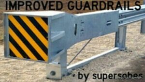 Improved Guardrails v1.1.2 for American Truck Simulator