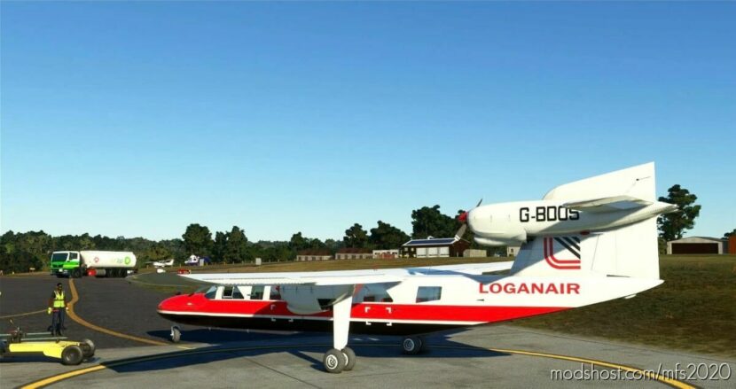 Britten-Norman BN-2A Mk.iii-2 Trislander Loganair G-Bdos for Microsoft Flight Simulator 2020