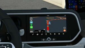 ETS2 Interior Mod: Apple CarPlay for DAF 2021 v1.1 1.46 (Image #3)