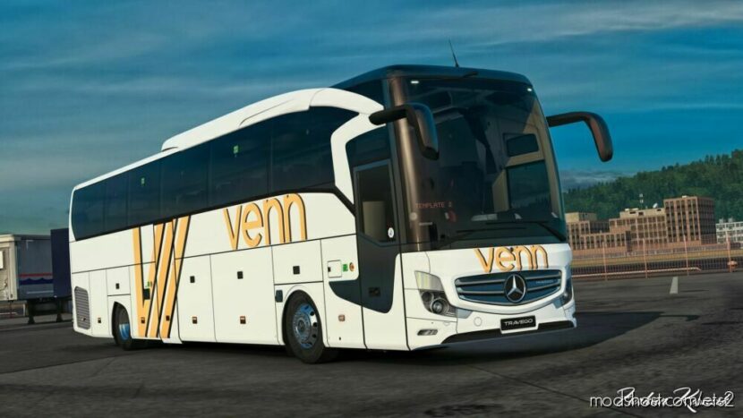 Mercedes-Benz NEW Travego 16 SHD – Venn Turizm for Euro Truck Simulator 2