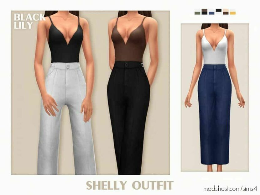 Shelly Outfit for Sims 4