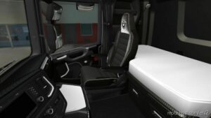 ETS2 Scania Mod: Black & White Interior For Scania S & R 2016 (Image #3)