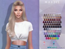 Maddie Hairstyle for Sims 4