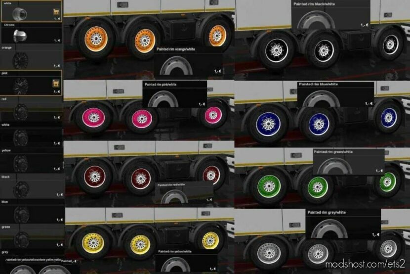 Wheels For ALL Trucks for Euro Truck Simulator 2