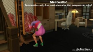 Meatwalls for All for Sims 4