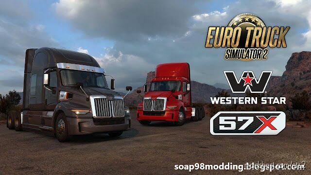 Western Star 57X By Soap98 [ETS2] V1.4 for Euro Truck Simulator 2