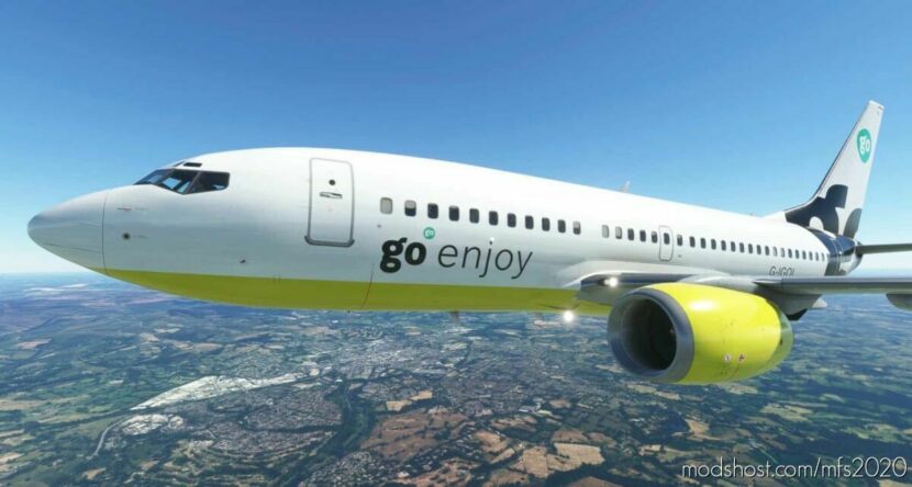 Pmdg 737-700 /W Cabin GO FLY (G-Igoi) for Microsoft Flight Simulator 2020