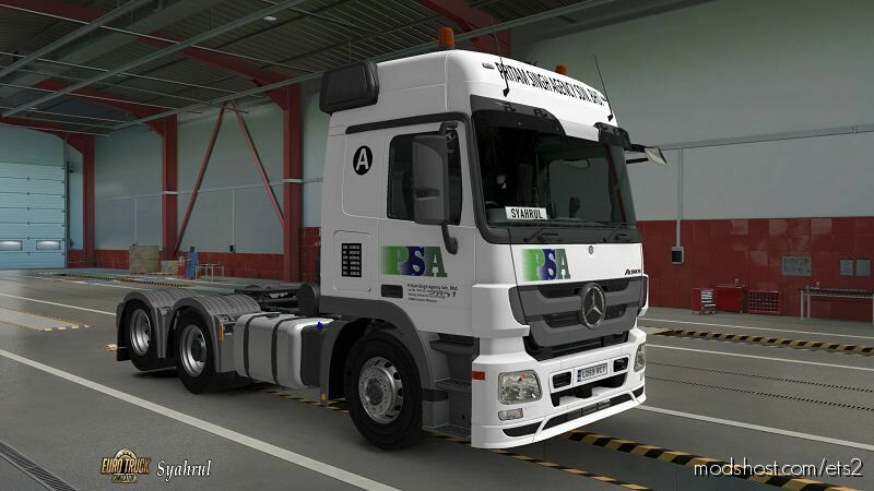 Dotec Mercedes Actros MP3 Pritam Singh Agency SDN. BHD. Skin for Euro Truck Simulator 2