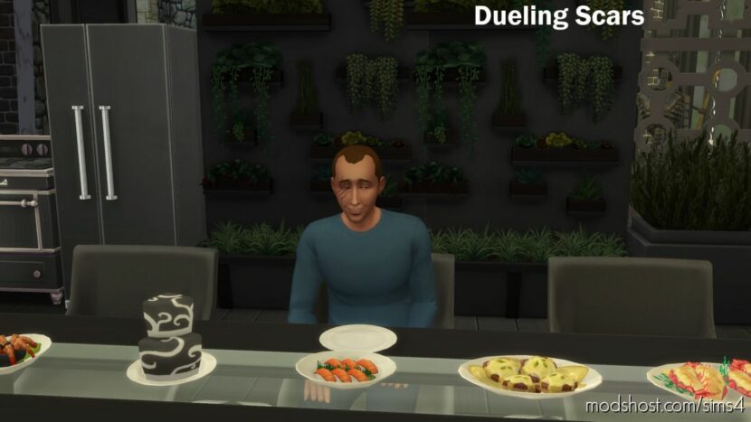 Dueling Scars for Sims 4