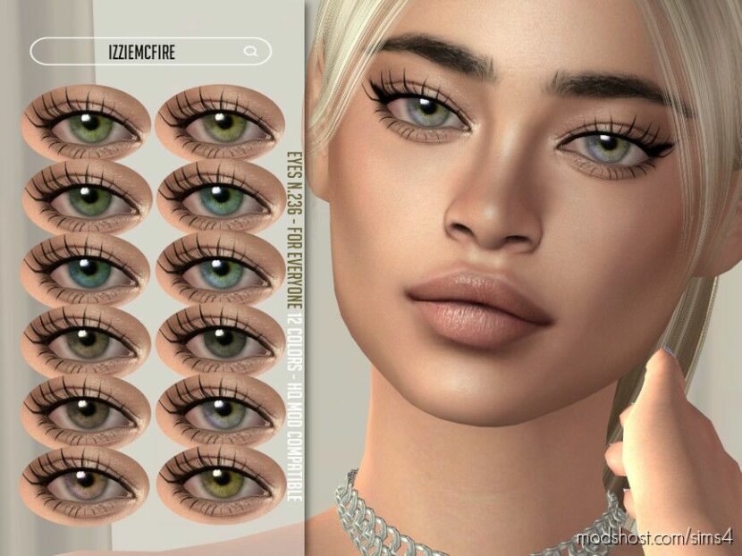 Eyes N236 for Sims 4