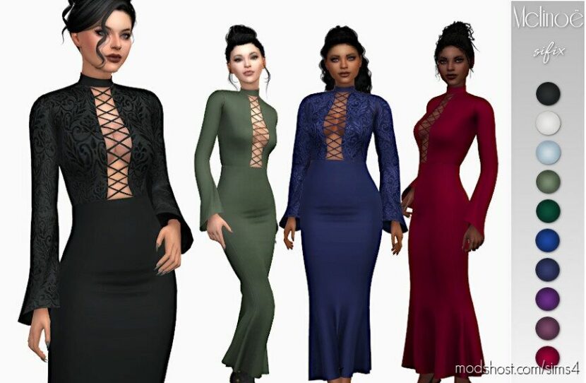 Melinoe Dress for Sims 4