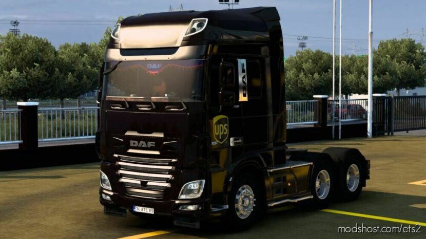 Skin DAF XF Euro 6 UPS [1.40-1.46] for Euro Truck Simulator 2