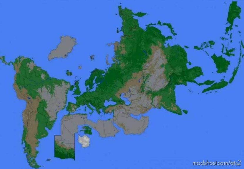 ALL World Map V2.7.3 for Euro Truck Simulator 2