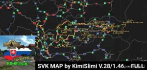 ETS2 Mod: SVK Map By Kimislimi V.28 – Demo 1.46 (Image #2)