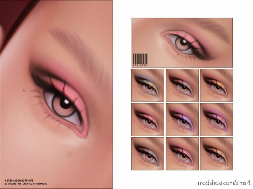 Eyeshadow | N170 V2 | Matte Version for Sims 4